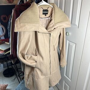 Express Women's Beige Trench Coat